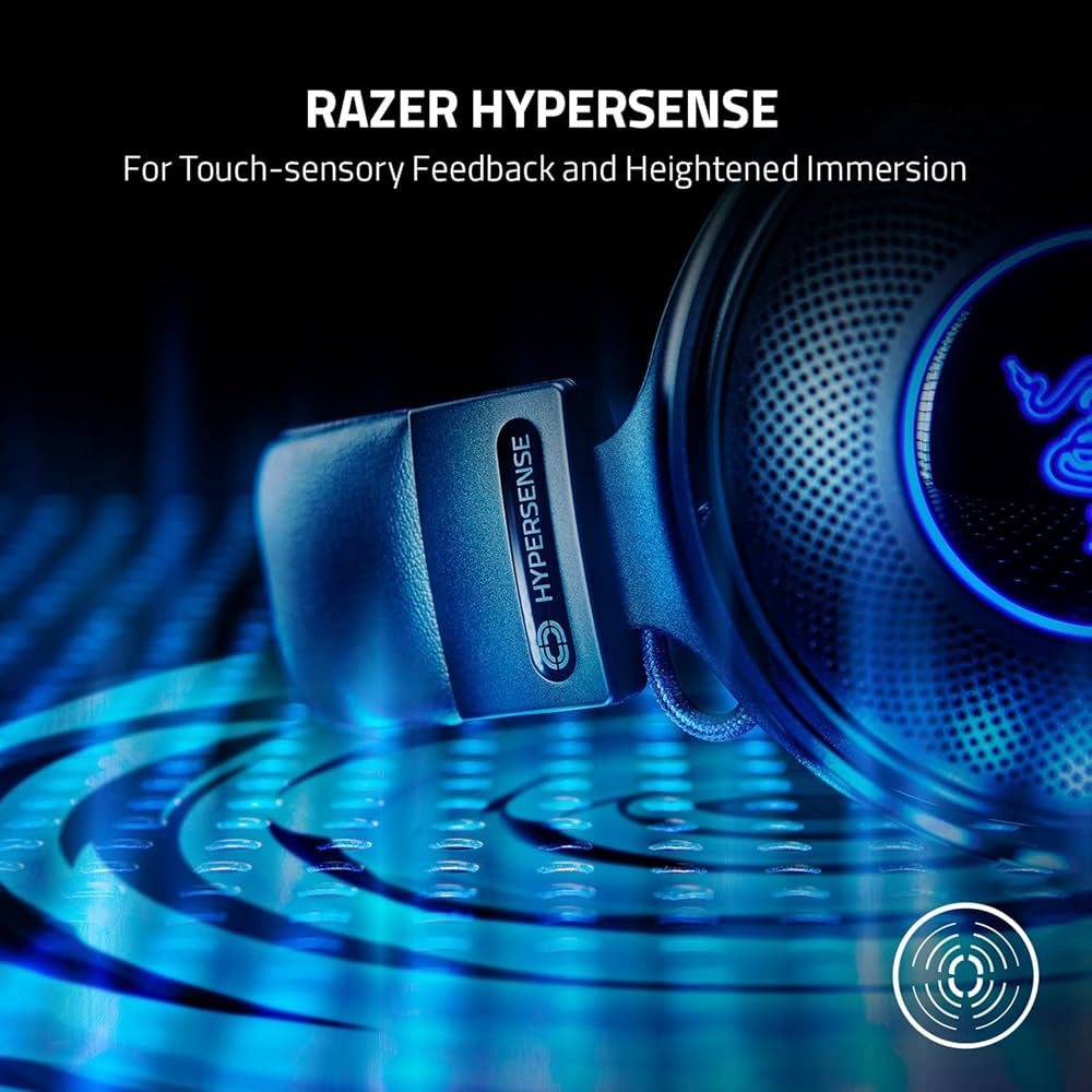 Amazon.co.jp: Razer Kraken V3 HyperSense 有線 USB ゲーミングヘッド