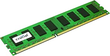 Crucial 4GB Single DDR3 1600 MT/s (PC3-12800) CL11 Unbuffered ECC