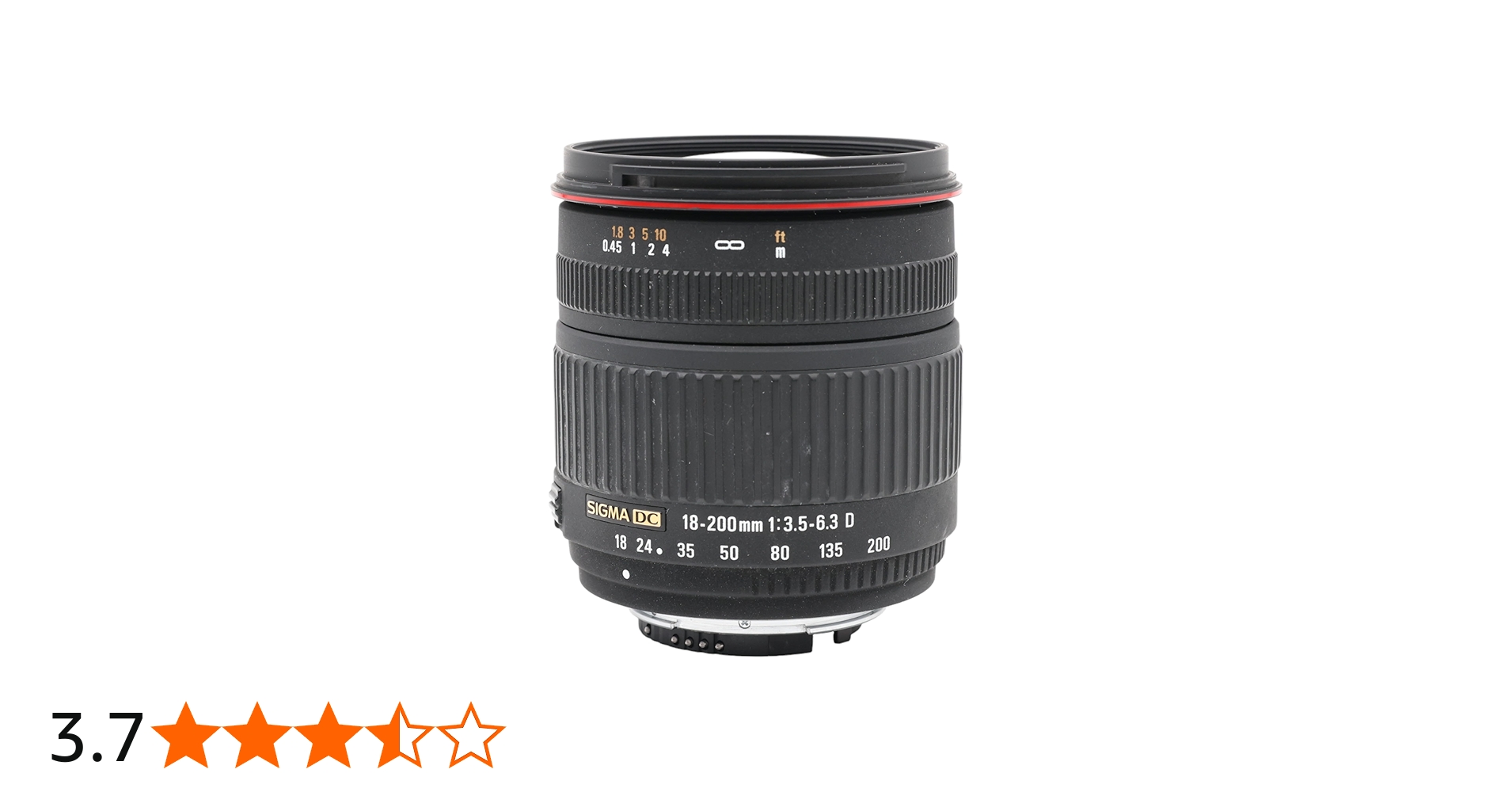 Sigma 18-200mm f/3.5-6.3 DC Lens for Nikon Digital SLR Cameras