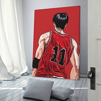 Amazon.co.jp: アニメスラムダンク流川楓アートポスターデコレーション