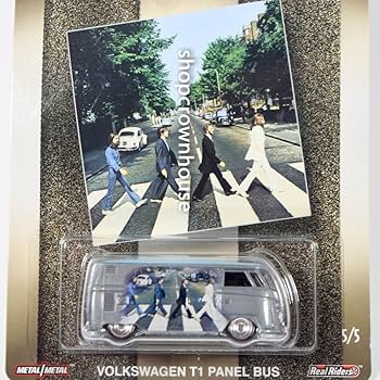 Amazon | Hot Wheels The Beatles Series VW T1 Panel Bus 5/5, Gray
