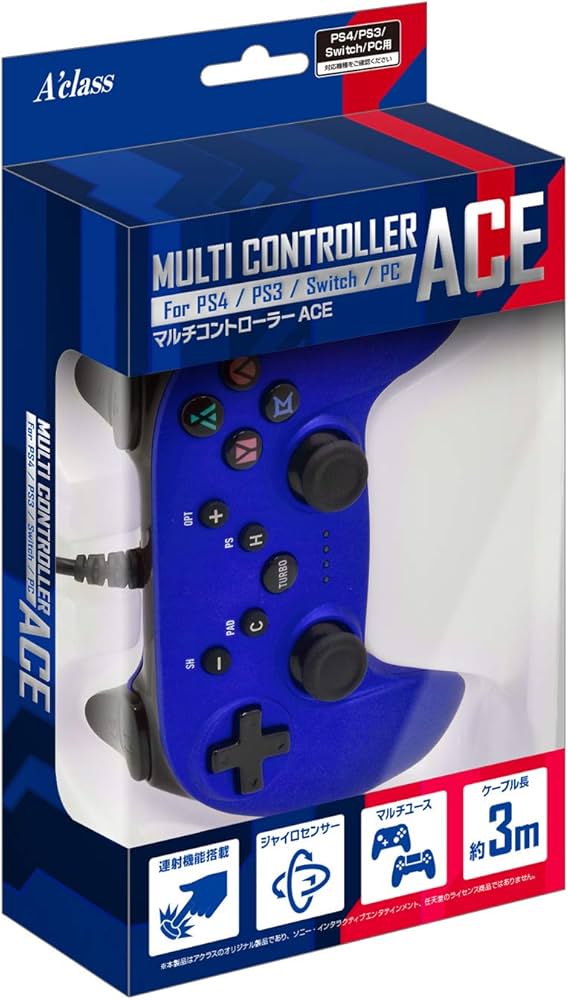 Amazon | PS4/PS3/Switch/PC対応 マルチコントローラーAce メタル