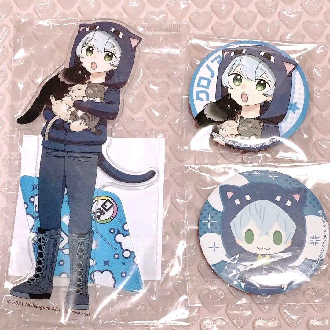 Amazon.co.jp: 日常組 クロノア アクスタ 缶バッジ アニメイト : おもちゃ