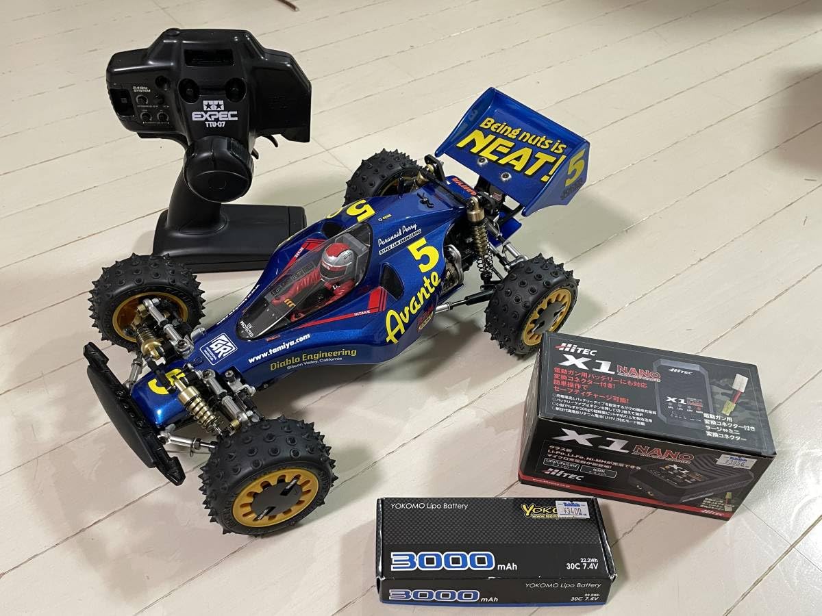 Amazon | ・！タミヤ アバンテ2011 復刻版 純正2.4Gプロポ付フルセット