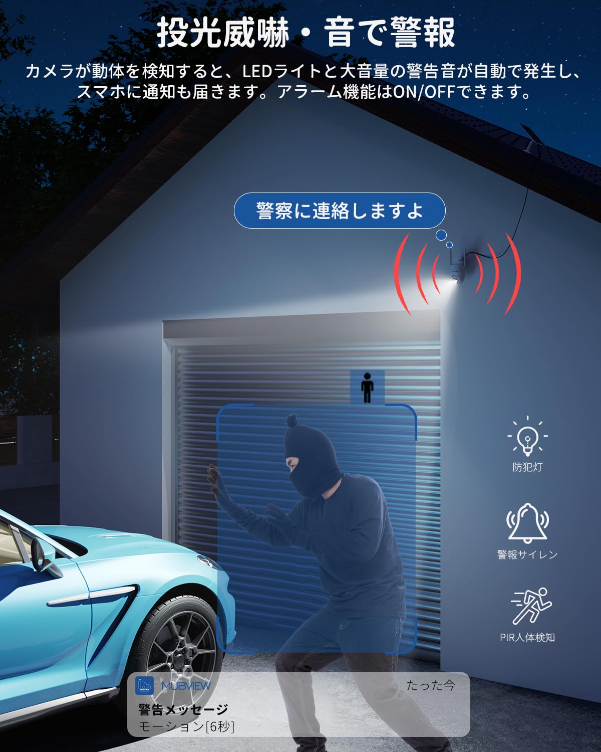 Amazon.co.jp: 【強化版500万超高画素・360°全方位監視・電源不要