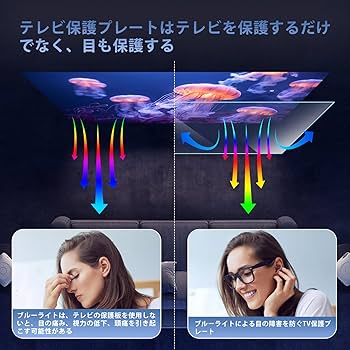 Amazon | 液晶テレビ保護パネル 43インチ テレビカバー アクリル製