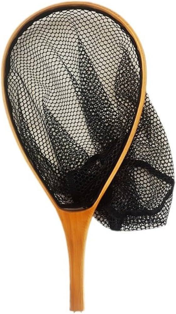 Amazon | NASSIA ランディングネット 渓流 ラバーネット タモ網 軽量