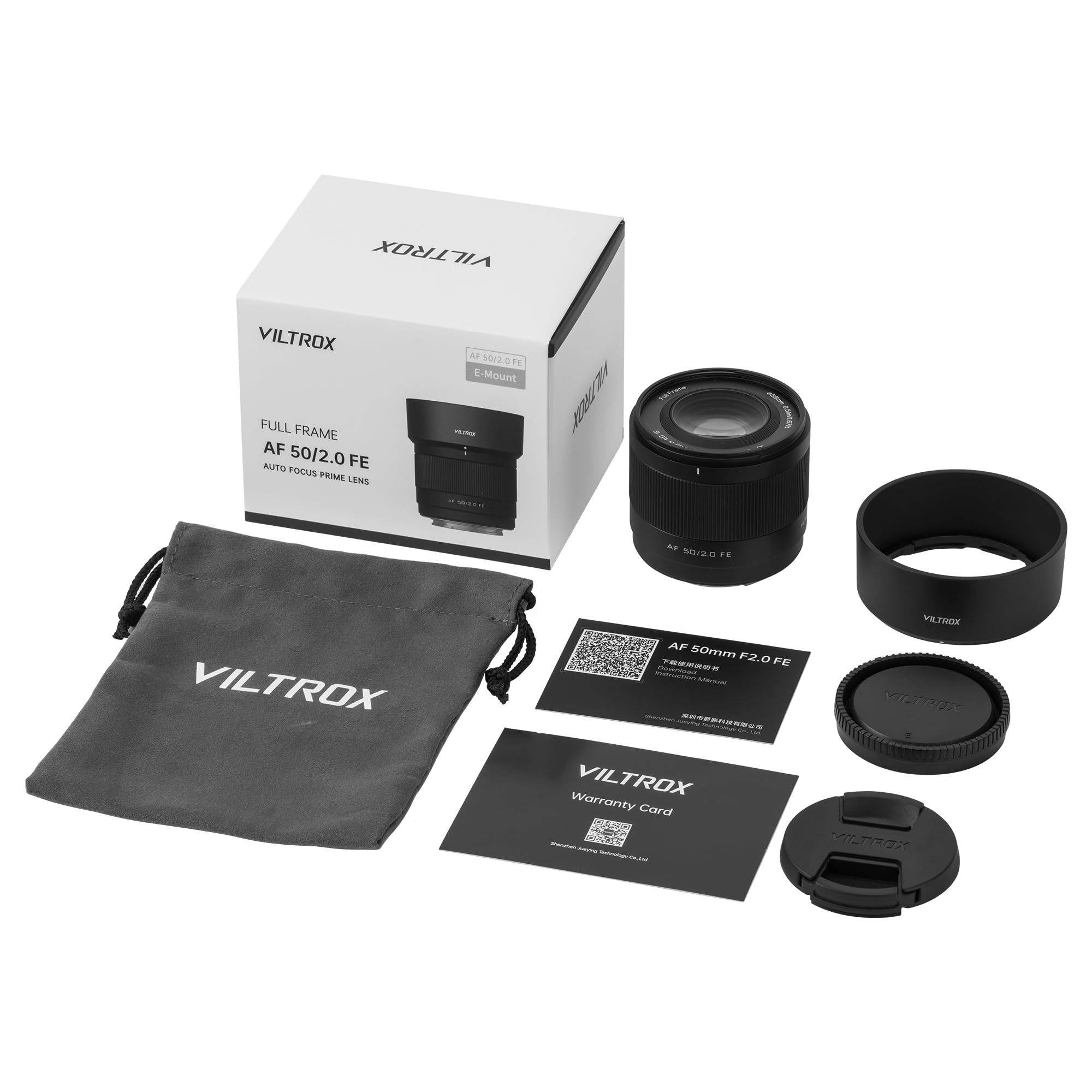 Amazon.com : VILTROX 50mm F2 Full Frame Lens for Sony, AF 50mm f