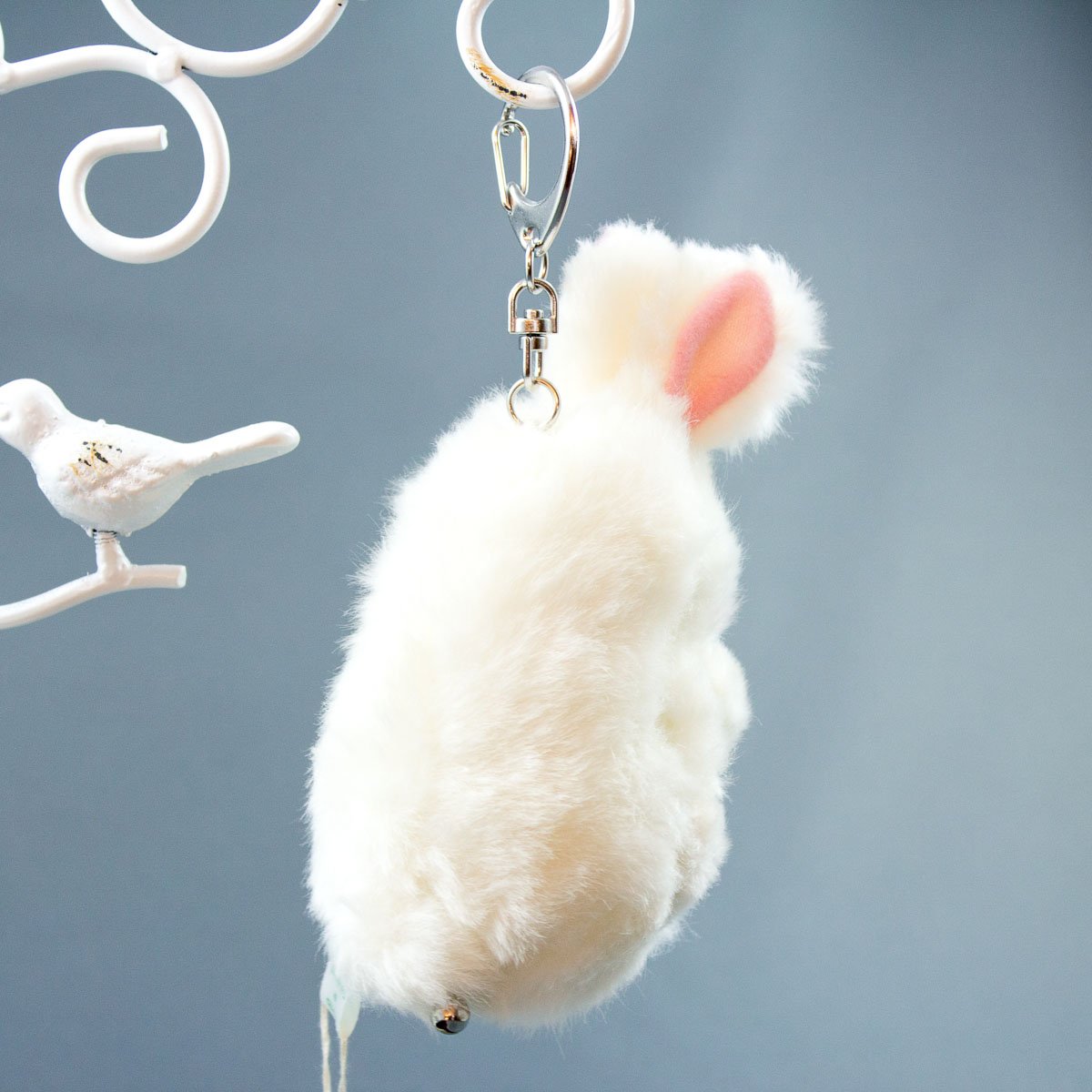 Amazon.co.jp: たけのこ プチプチどりーむ キーホルダー ウサギ 白