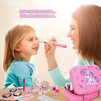 Amazon | SUITSMILE メイクセット 女の子 メイクボックス 子供 3歳 4歳