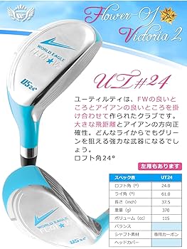 Amazon.co.jp: WORLD EAGLE FL-01V2 A/Blue クラブセット 10本