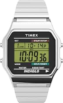 Amazon.com: Timex Men's T78587 Classic Digital Silver-Tone