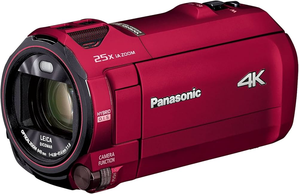 Amazon.co.jp: Panasonic HC-VX992MS-R 4K Camcorder, 64GB, 20x