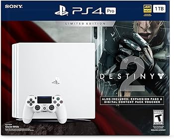 PlayStation 4 Pro 1TB Limited Edition Console - Destiny 2 Bundle