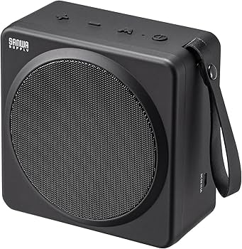 Amazon | サンワサプライ ワイヤレスポータブル拡声器 MM-SPAMP15