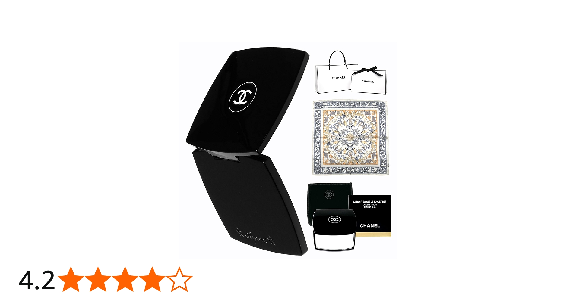 Amazon.co.jp: [セット品/名入れ可] CHANEL シャネル ミラー