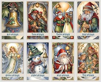 Amazon.co.jp: クリスマス物語タロットカードデッキ 78枚のクリスマス