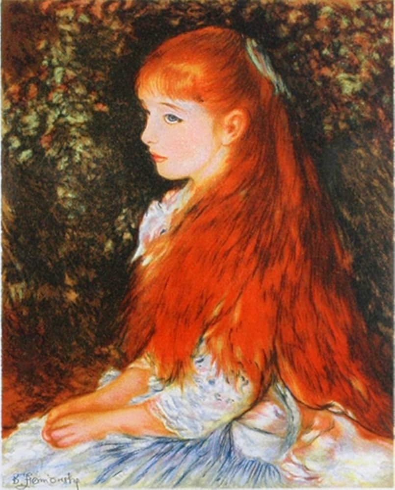 Amazon.co.jp: 絵画 版画 ルノワール シート 『イレーヌ・カーン・ダン