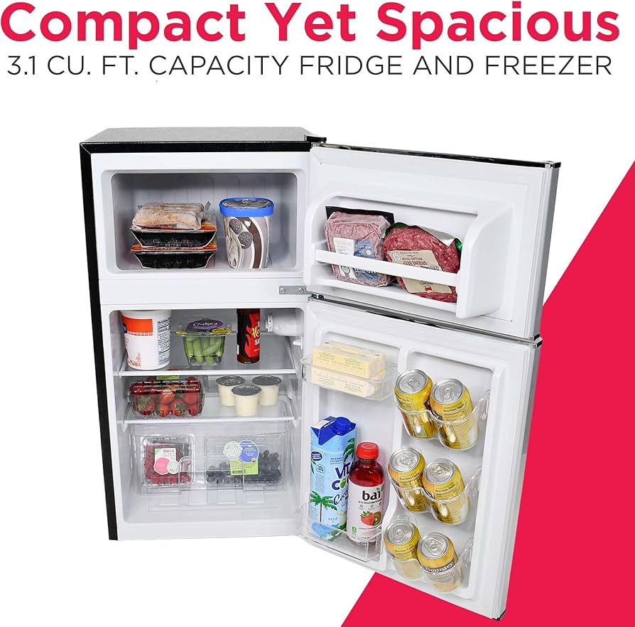 Amazon | Frigidaire EFR3A1 コンパクト小型トップフリーザー冷蔵庫