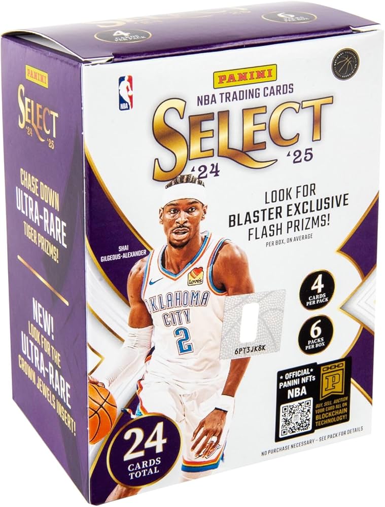 Amazon.com: 2024–25 Panini Select Basketball Blaster Box