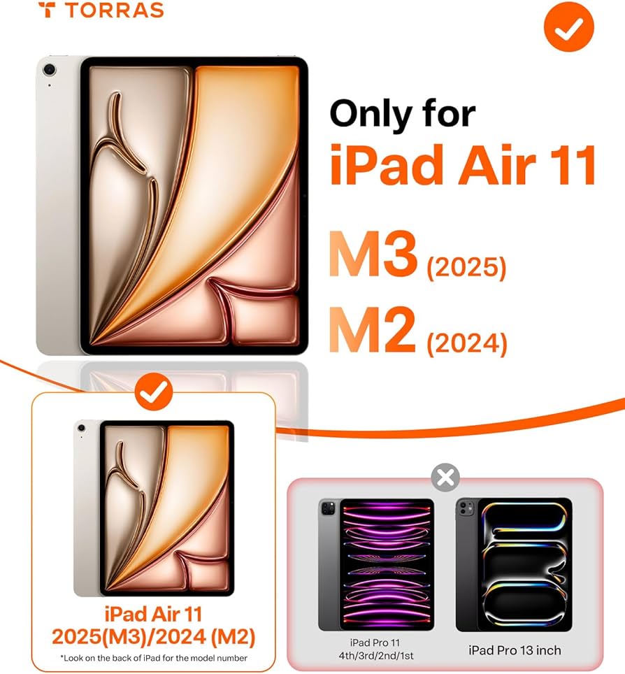 Amazon.co.jp: TORRAS iPad Air 11インチ用ケース (M3 2025, M2 2024