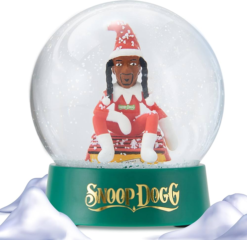 Snoop Dogg Snoop on The Stoop Snow Globe, Christmas Decorations
