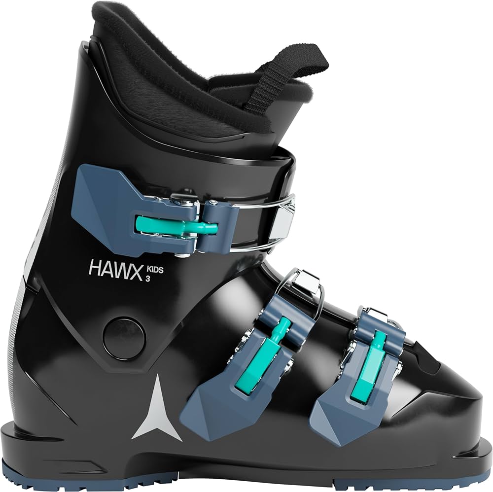 Amazon.com : Atomic HAWX Kids 3 Junior Ski Boots (Black/Teal, 19