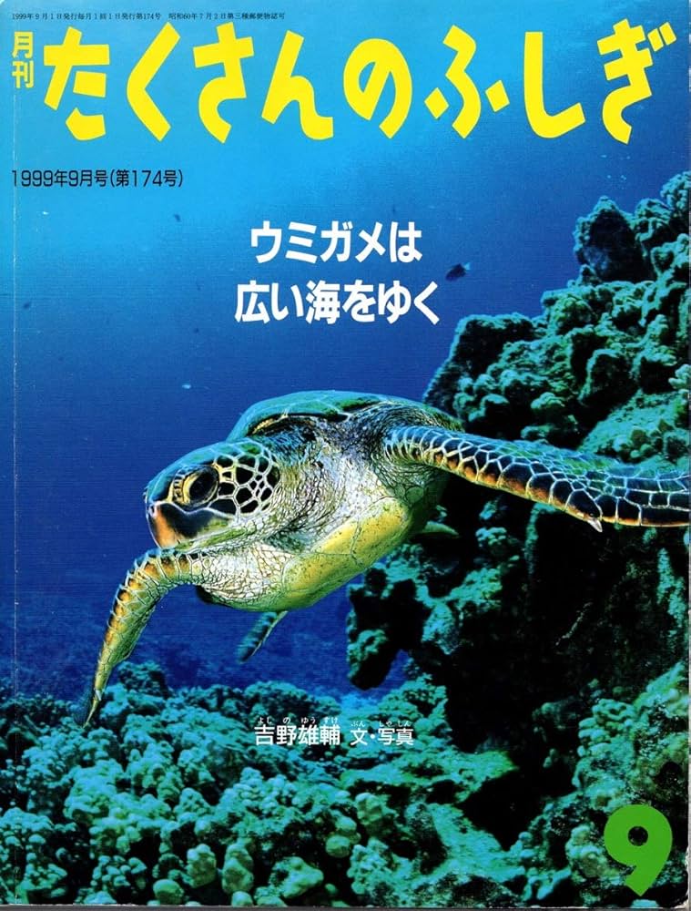 月刊たくさんのふしぎ 1999年09月号 ウミガメは広い海をゆく | 吉野