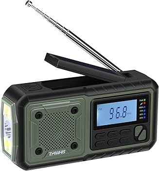 Amazon.co.jp: ZHIWHIS 防災ラジオ 5000mAh 短波/FM/AM/ワイドFM対応