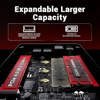 Amazon.co.jp: FIREBAT ミニゲーミングPCコンピューター【MN56】AMD