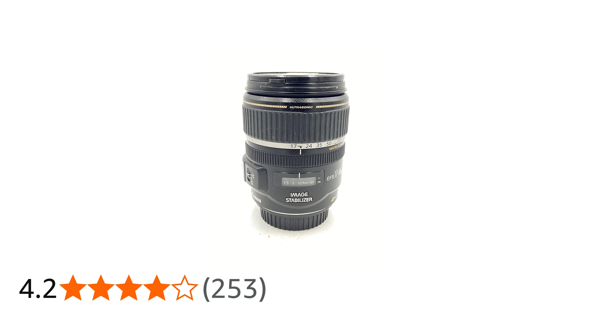 Amazon | Canon EF - S 17 – 85 mm f4 – 5.6 is USM標準ズームレンズと