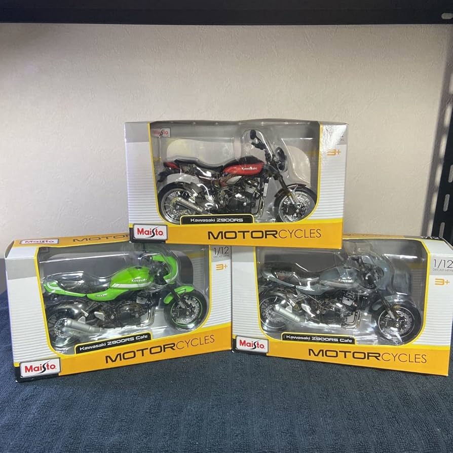 Amazon | 1/12 完成品バイクシリーズ Z900RS 3台セット cafe アオシマ