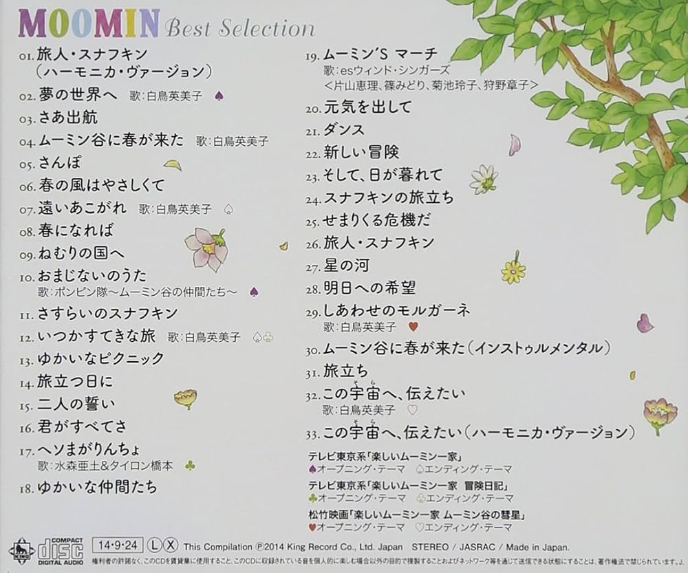 Amazon.co.jp: 「楽しいムーミン一家」ベスト・セレクション: ミュージック