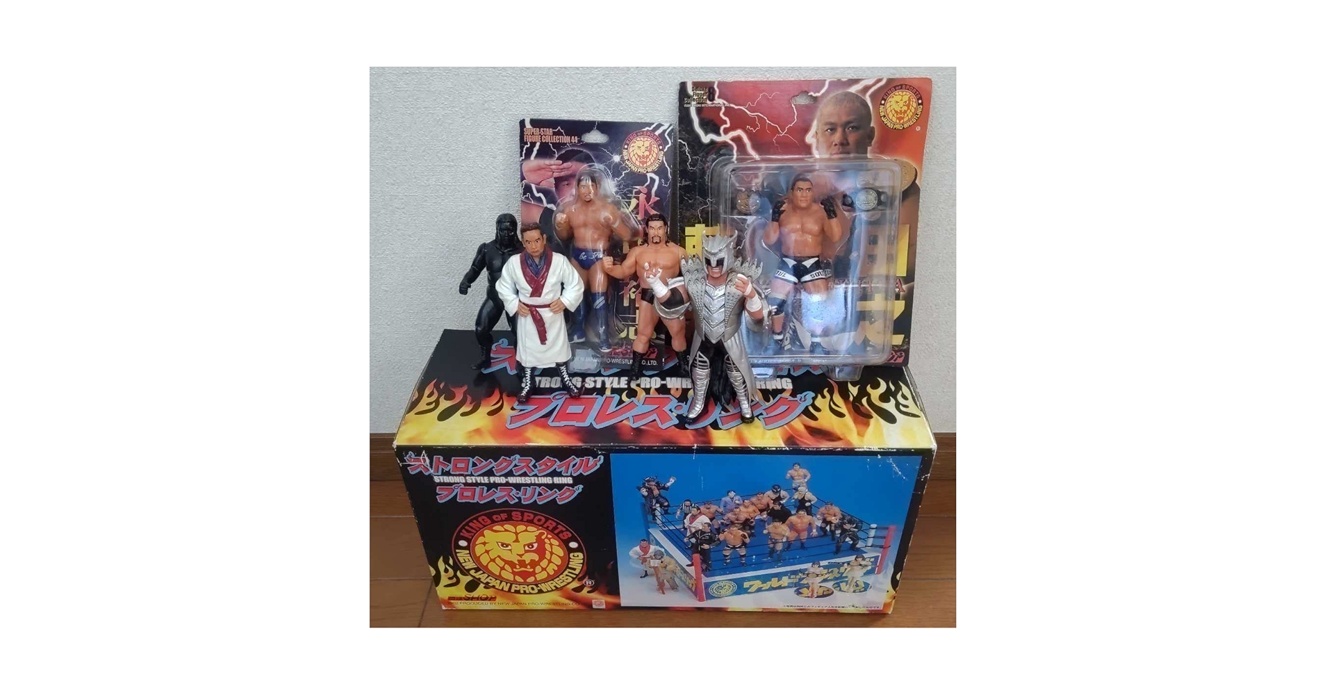 新日本プロレスフィギュア用特設リング組み立てセット楽天市場】新日本