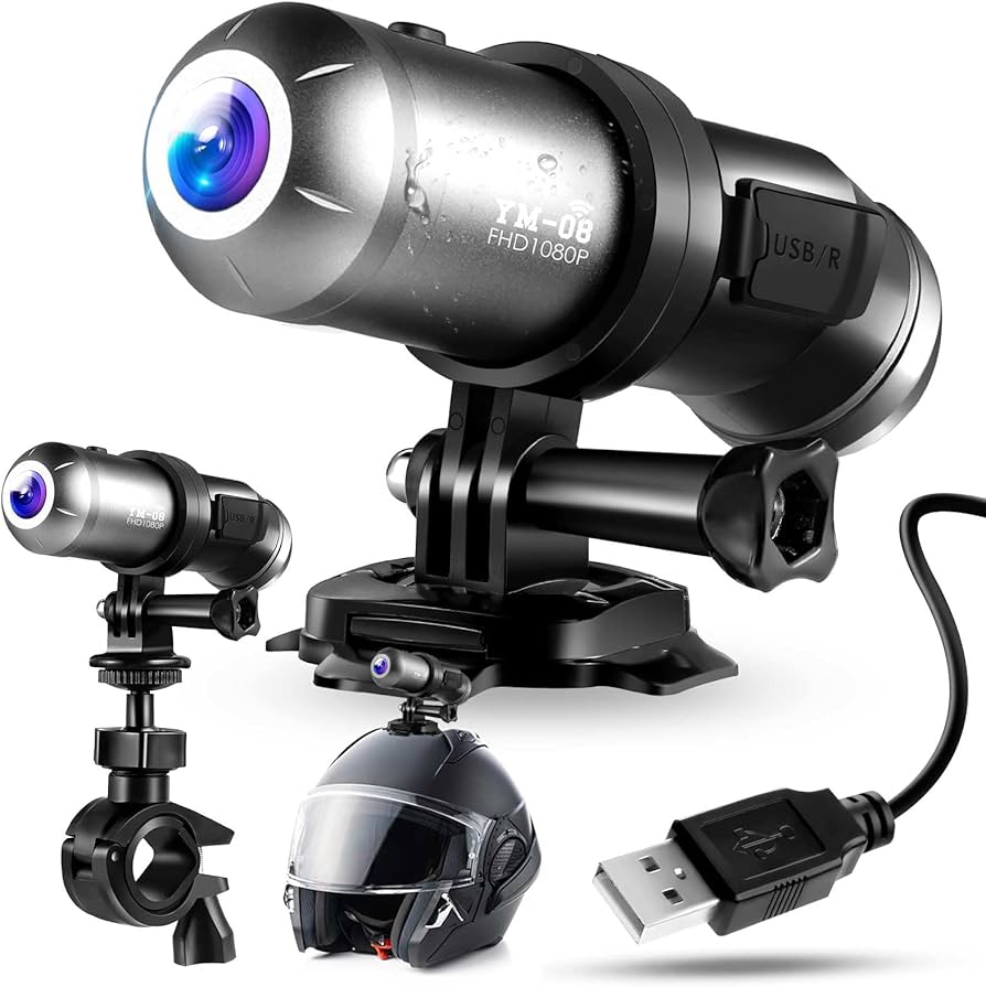 Amazon.co.jp: YM08 バイク用ドライブレコーダー 前後同時録画 多機能