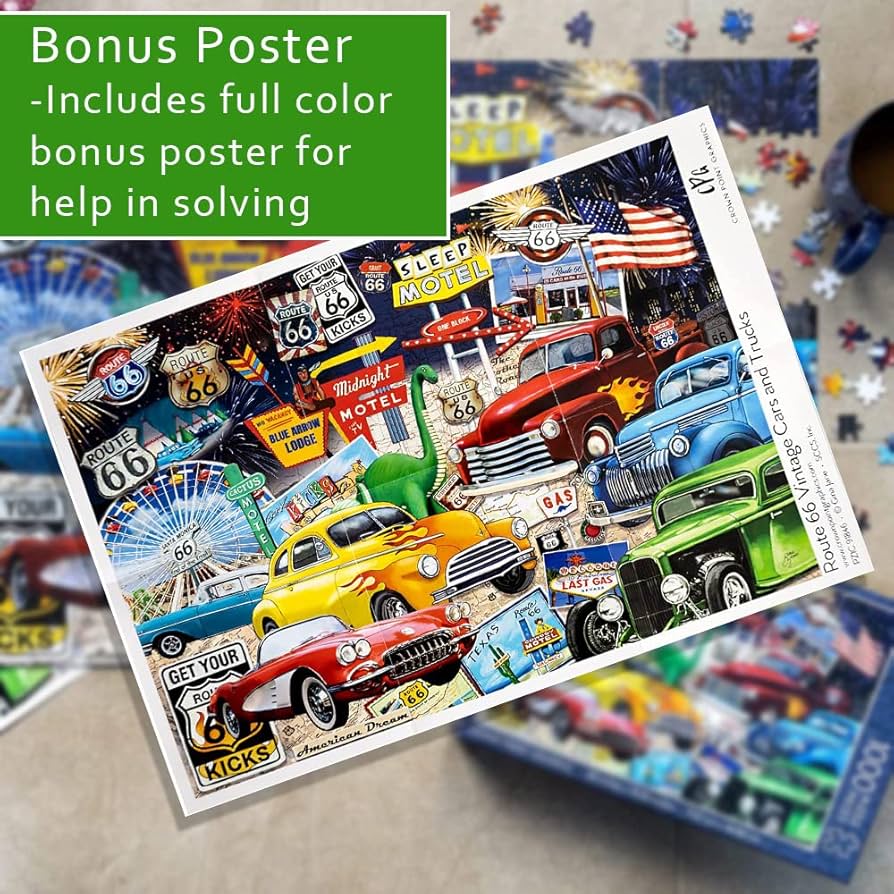 Amazon | Crown Point Graphics サニーサイド アンティークパズル