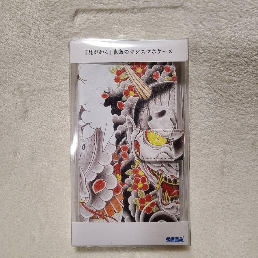 Amazon.co.jp: 龍が如く 真島吾朗 スマホケース 手帳型 L Z2DHW6Q9