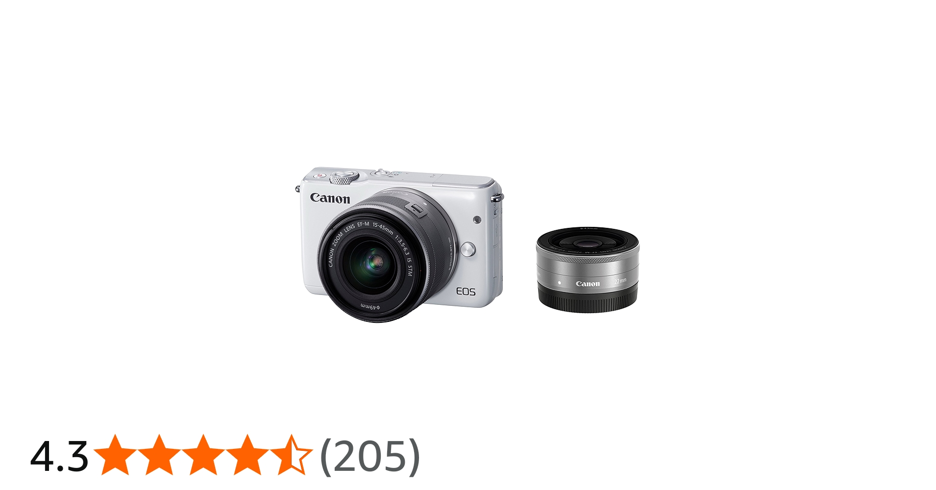 Amazon.co.jp: Canon Mirrorless Single Lens Camera EOS M10, whites