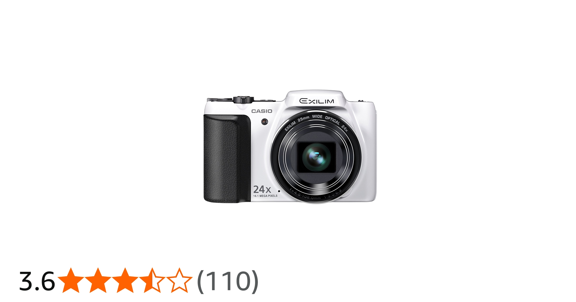 Amazon | CASIO デジタルカメラ EXILIM 1610万画素 24倍 ホワイト EX