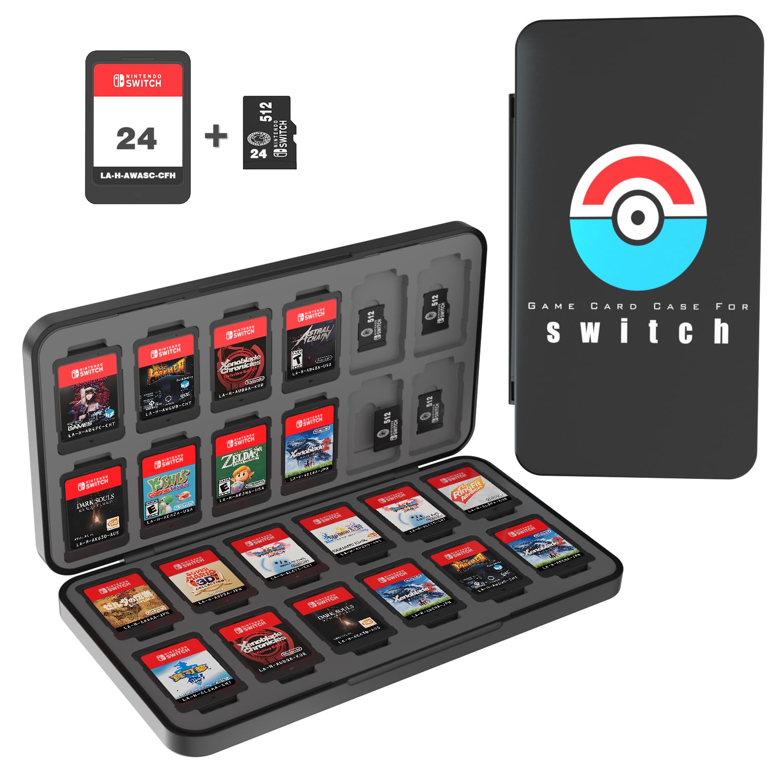 Amazon.com: PURBHE Switch Game Case for Nintendo Switch 1 & 2 Card