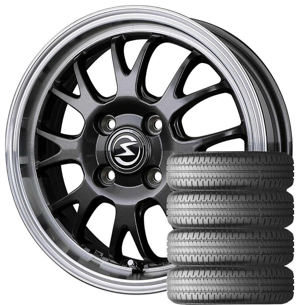 Amazon | 【軽自動車用】S-HOLD S-8M (14×4.5J 4-100 +45) ガンメタ