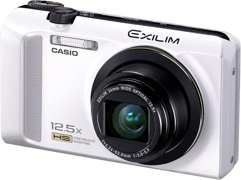 Casio Exilim EX-ZR200 Digital Camera, 16 Megapixels, 12x Optical