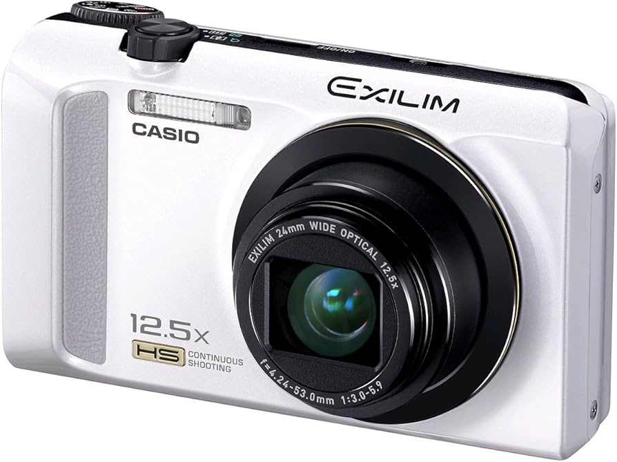 Casio High Speed Exilim EX-ZR200 Digital Camera White : Amazon.ca