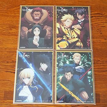 Amazon.co.jp: Fate/Zero オリジナルミニ色紙 ローソン セイバー 衛宮