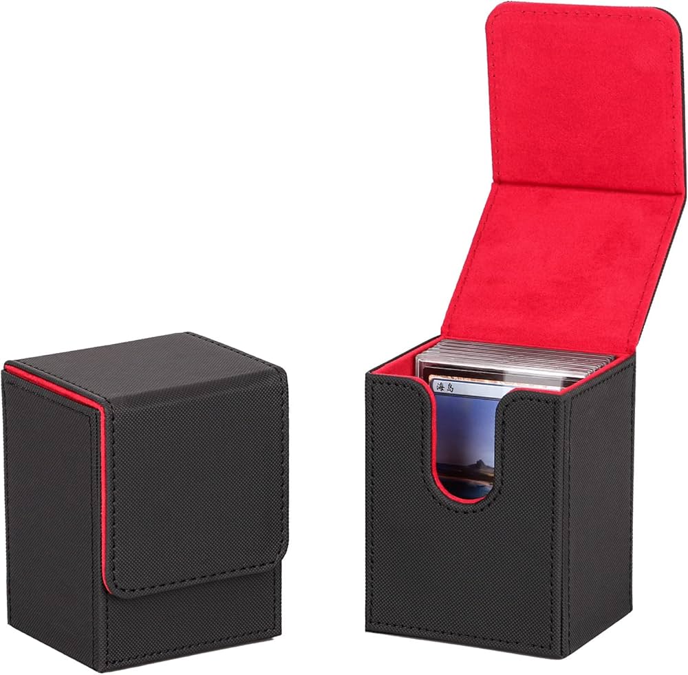 Amazon.co.jp: デッキケース トレカケース 縦入れ 約100+枚収納 PU