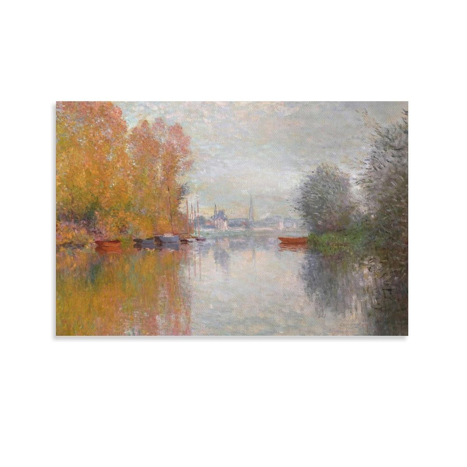 Amazon.co.jp: クロード・モネ 「セーヌ川の秋、アルジャントゥイユ