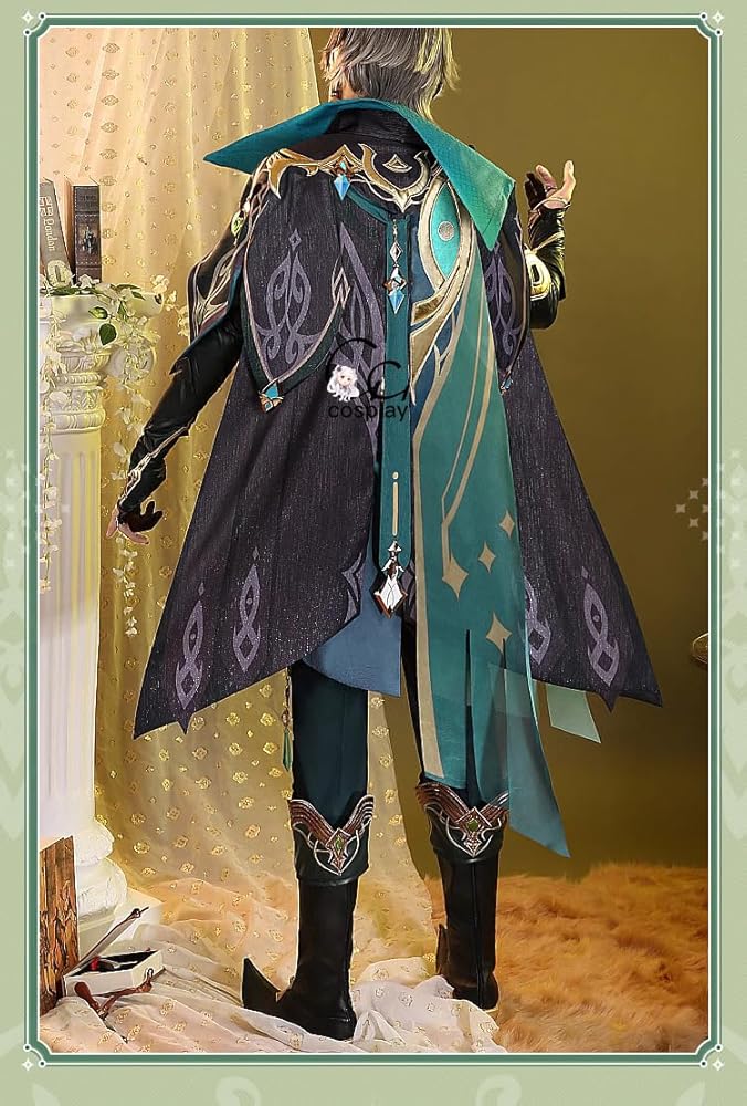 Amazon.co.jp: [1767] 原神（げんしん） アルハイゼン 豪華版 コスプレ