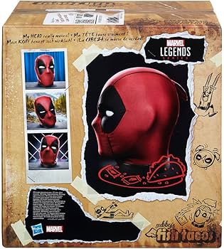 Amazon.com: Marvel Legends Deadpool's Head Premium Interactive