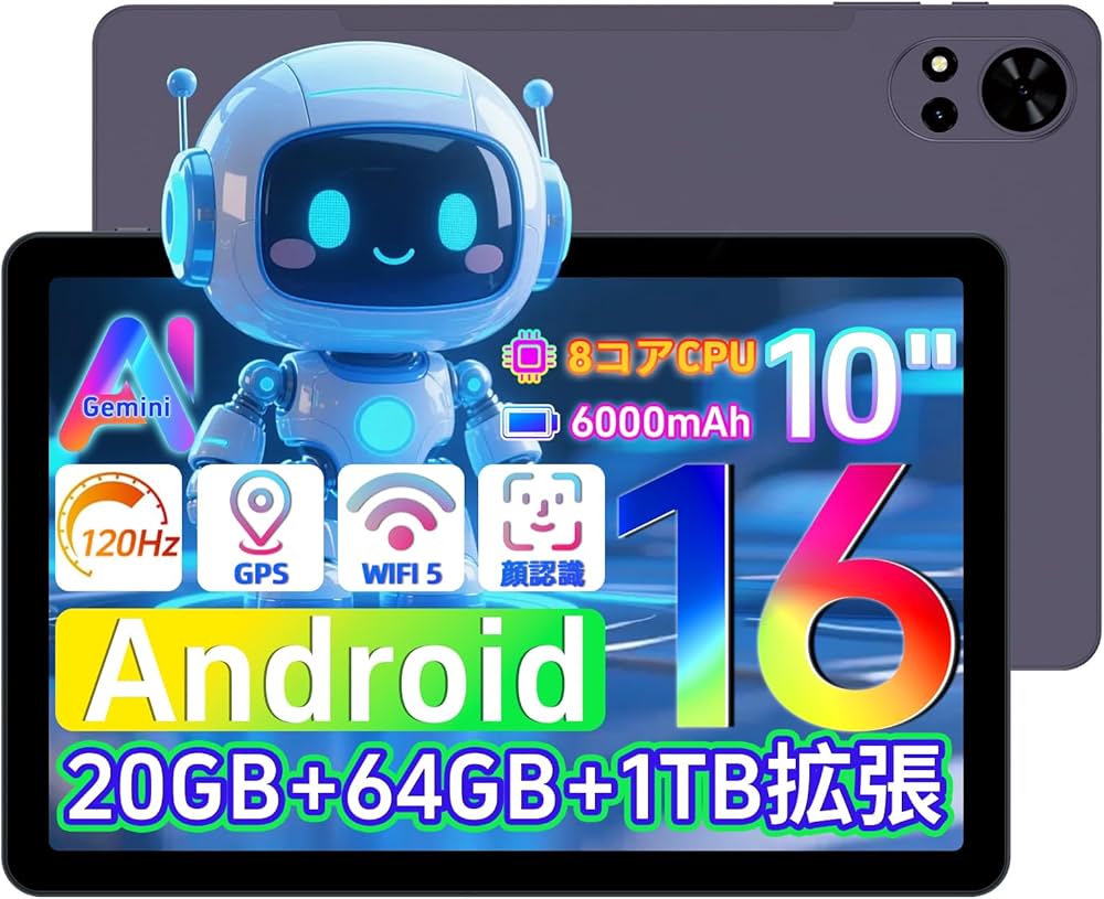 Amazon.co.jp: 【Android16 タブレット 初登場】 Tabtop タブレット 10