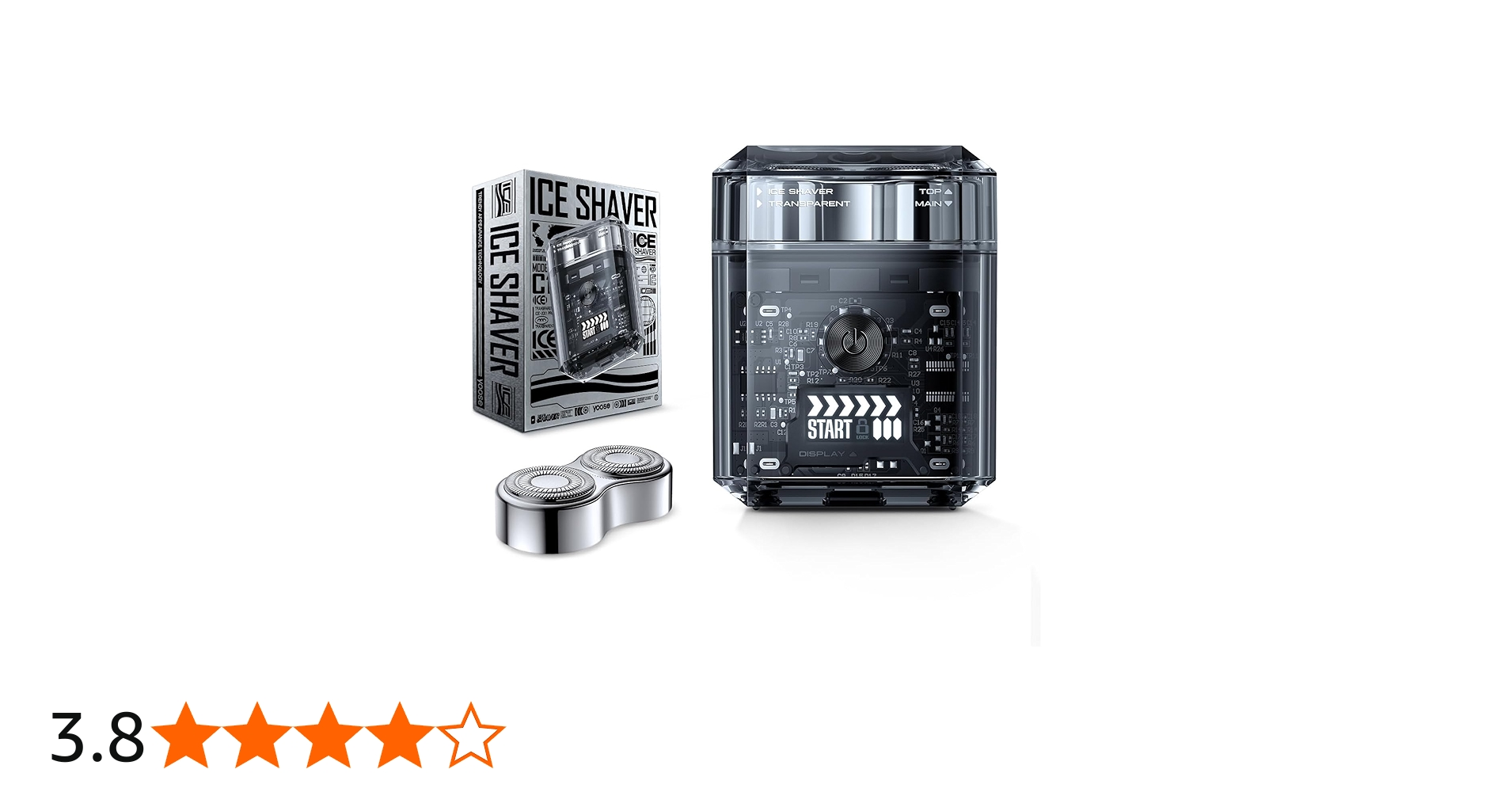 Amazon | Yoose 電動シェーバー ICE | yoose | メンズシェーバー 通販